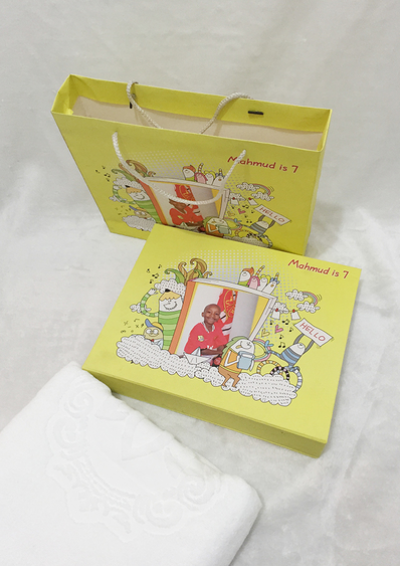 TWLP016  Tailor-made cartoon towel box  custom towel box  order towel box  towel box specialist vendor 45 degree